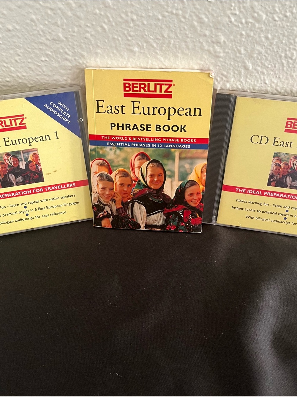 Berlitz East European Phrase Book and CD’s- Yellow